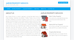 Desktop Screenshot of jaipurpropertyservices.com